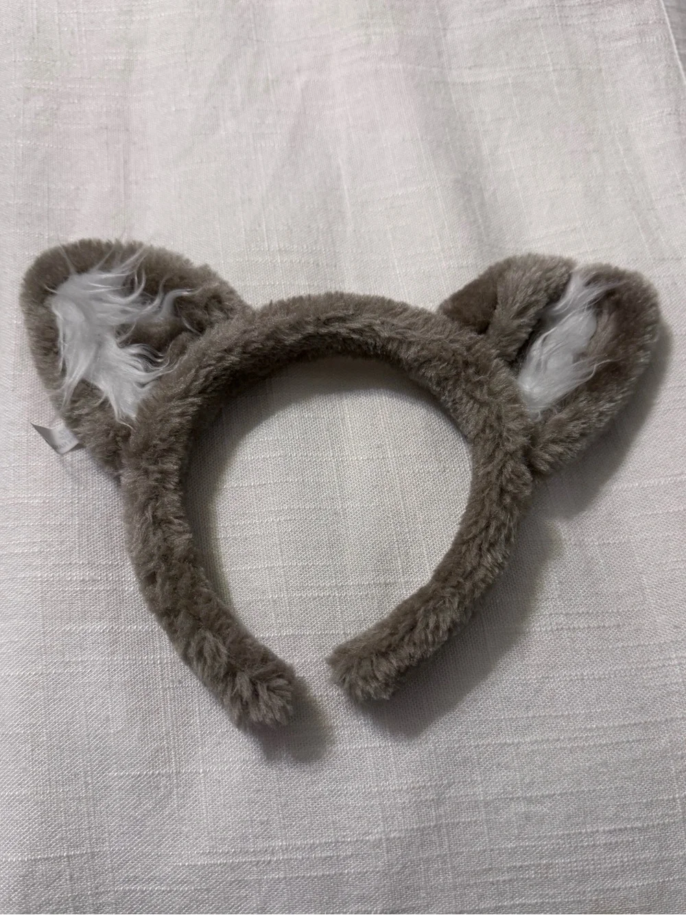 Plush Fuzzy Wolf Ear Headband for Kids - Brown